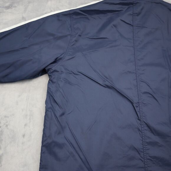Nike Jacket Mens L Blue Long Sleeve Zipper Pockets High Neck Full Zipper - Picture 16 of 16